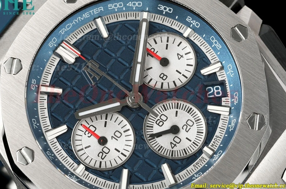 SS Oak Offshore 26420 Royal Wht APPF Blue A4401 RU 43mm 0331